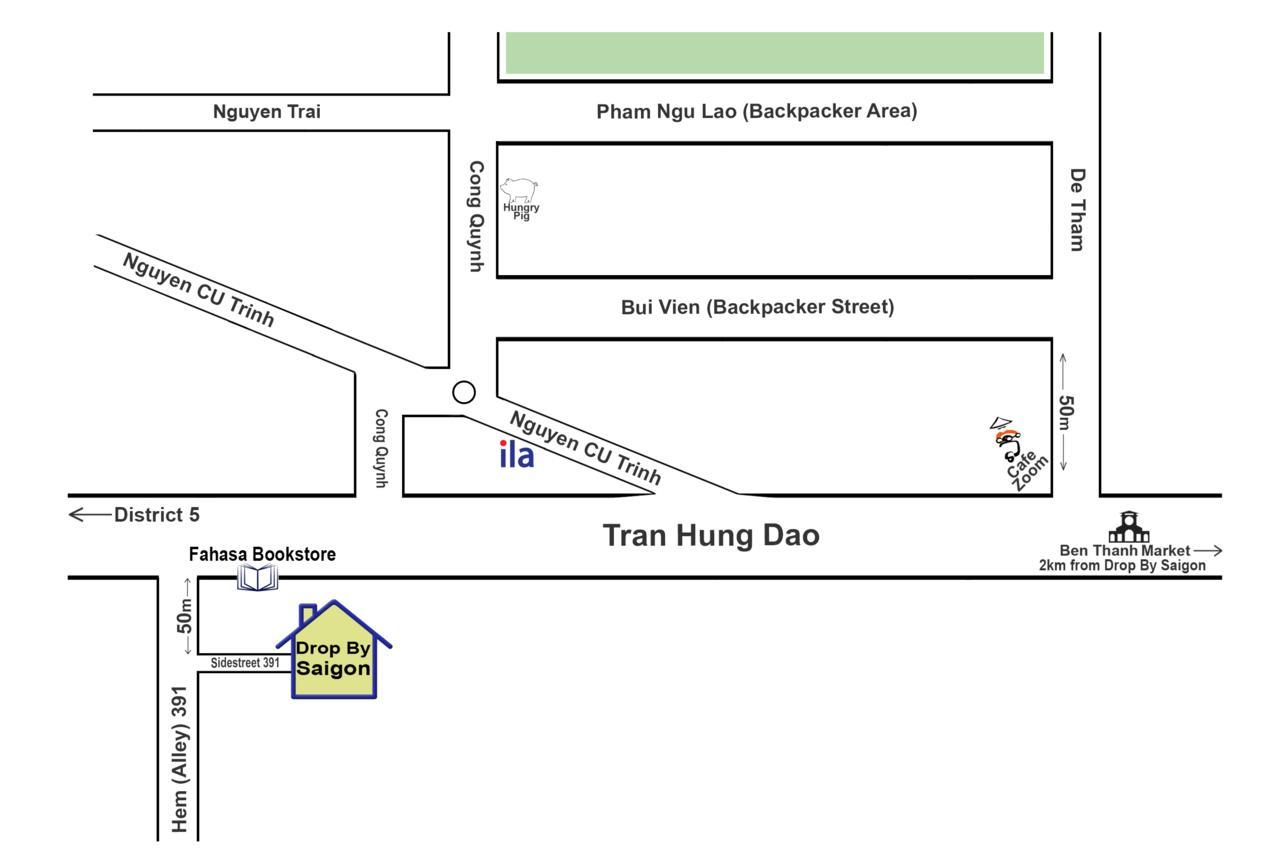 Drop By Saigon Guesthouse Ho Chi Minh City Bagian luar foto